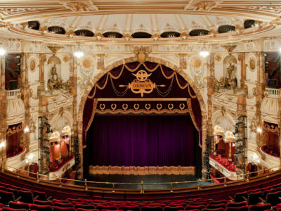 View of the London Coliseum stage