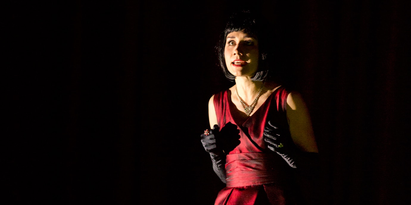 ENO's La traviata - Elizabeth Zharoff as Violetta, Photo by Donald Cooper.