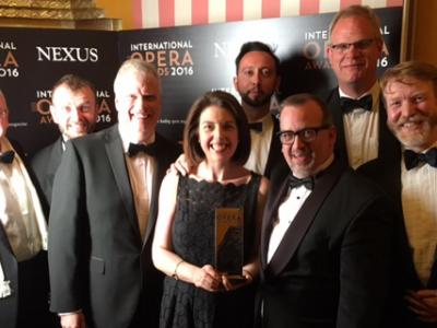 ENO Chorus who won the Chorus Award at the International Opera Awards held on Sunday 15 May