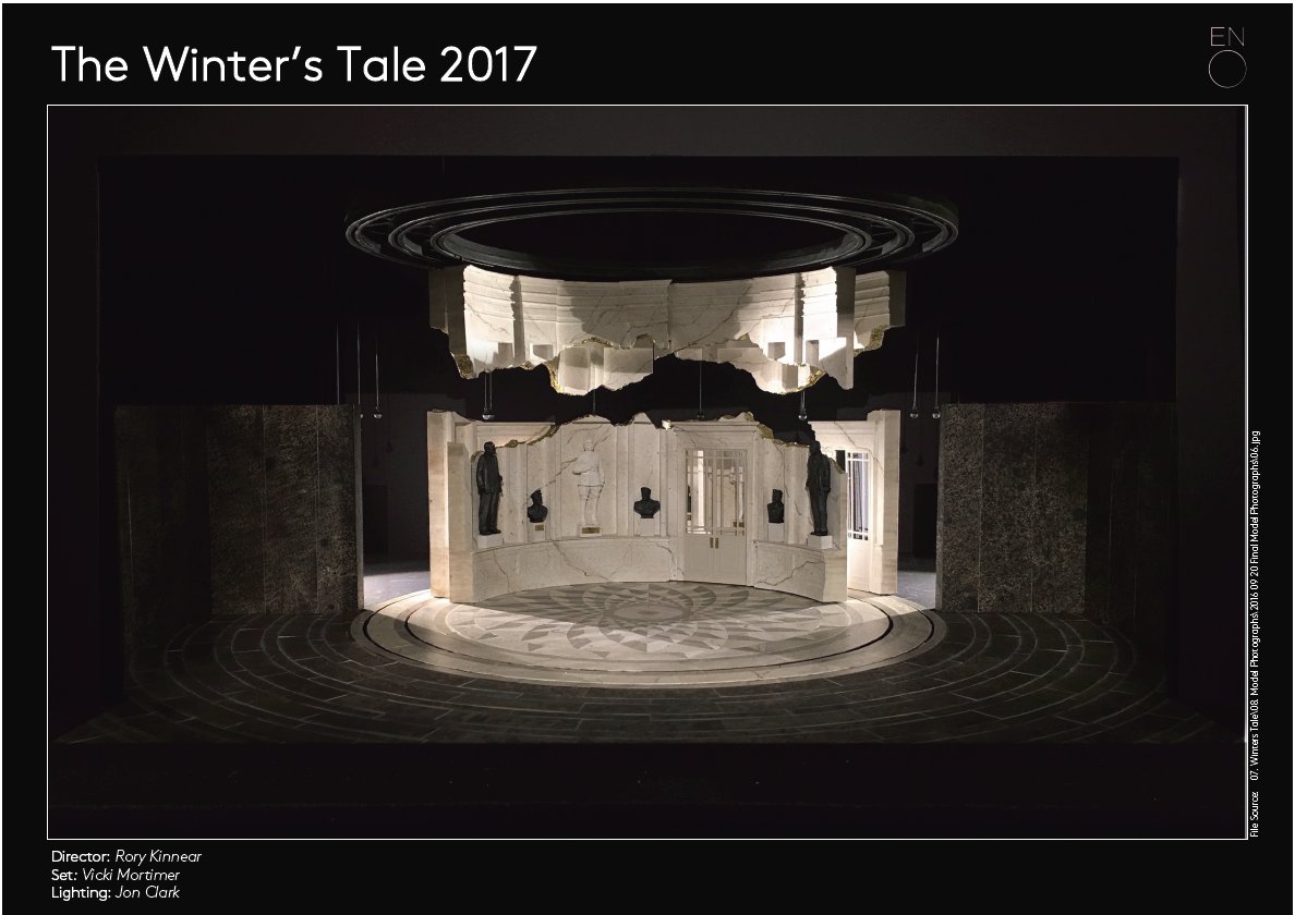 The Winter's Tale wooden stage design