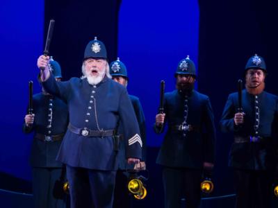 ENO's The Pirates of Penzance - John Tomlinson as Sergeant of Police. Photo by Tom Bowles