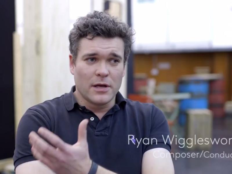 Ryan Wigglesworth in a blue t-shirt