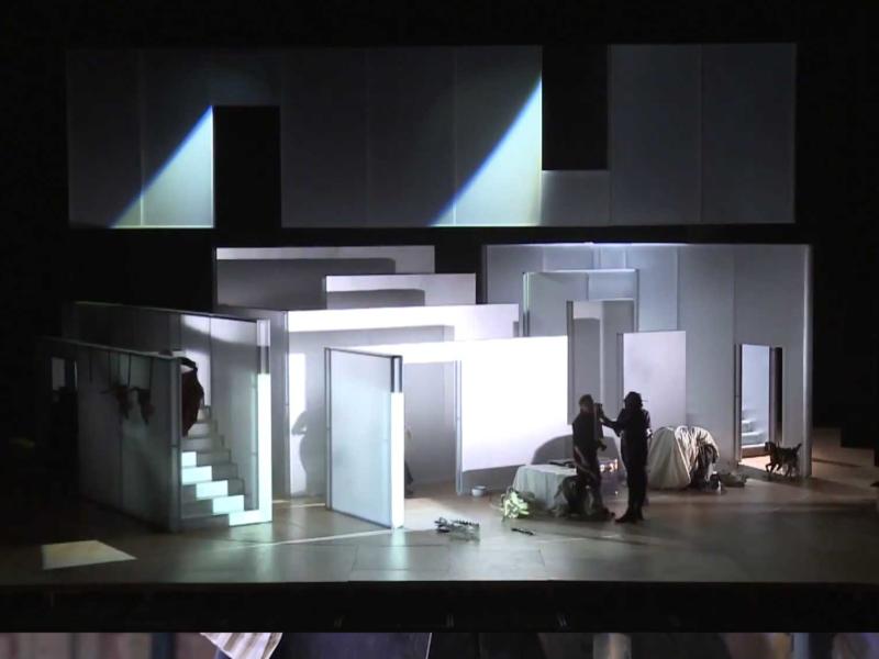 set of The Marriage of Figaro