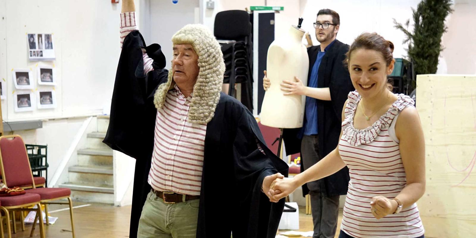 judge and women celebrating