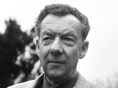 Head and shoulders photograph of Benjamin Britten