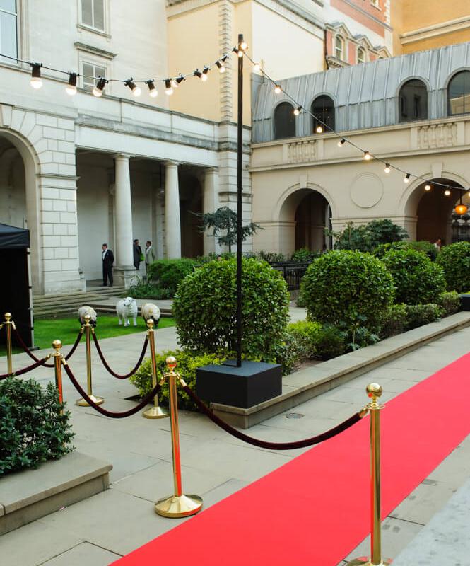 Image of the red carpet at ENO's Gala Dinner