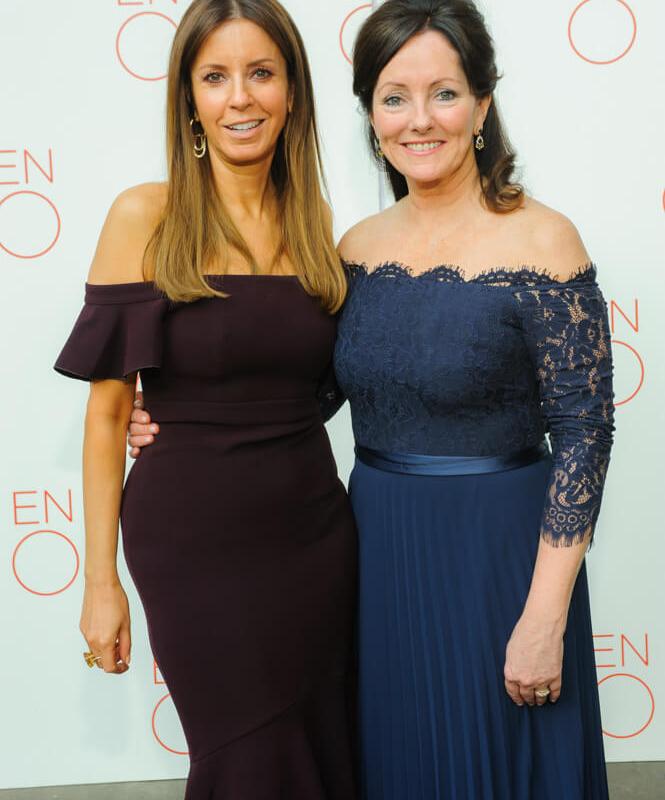 Jacquie Brunjes and Niki De Metz standing together at ENO's Gala Dinner