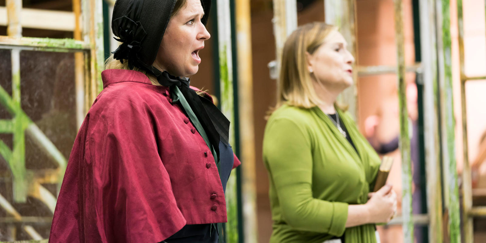 ENO at Regent's Park Theatre: The Turn of the Screw Anita Watson and Janis Kelly (c) Johan Persson