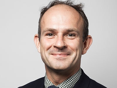 Head and shoulders portrait of ENO CEO Stuart Murphy