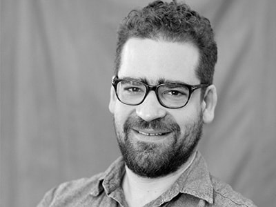 Max Webster smiling to camera