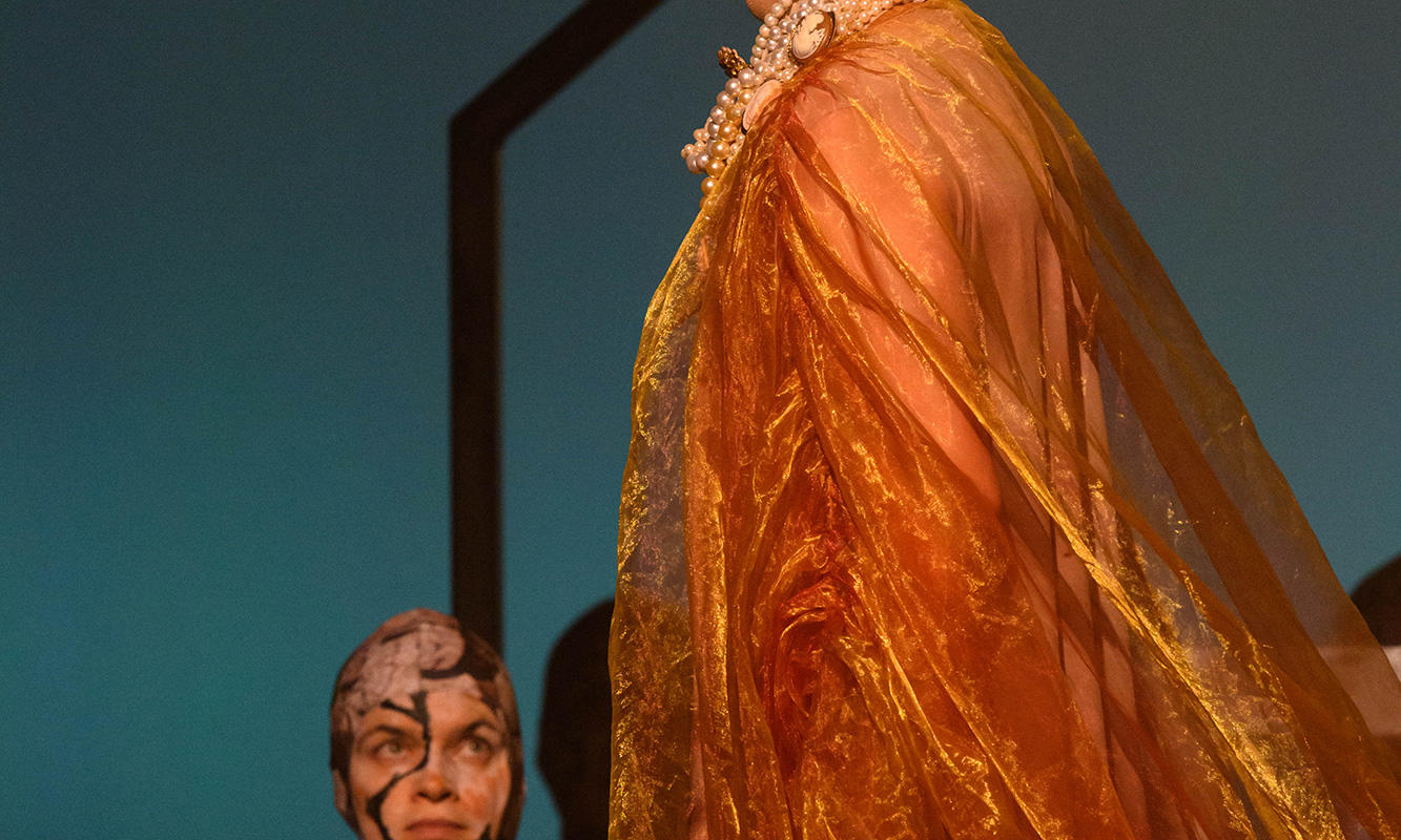 Anthony Roth Costanzo performing as Akhnaten
