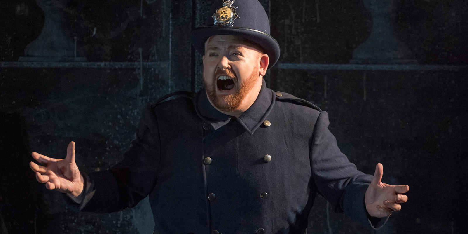 policeman shouting