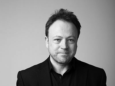 Head and shoulders portrait of Barnaby Robson