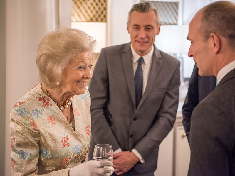 HRH The Princess Alexandra's visit to the London Coliseum