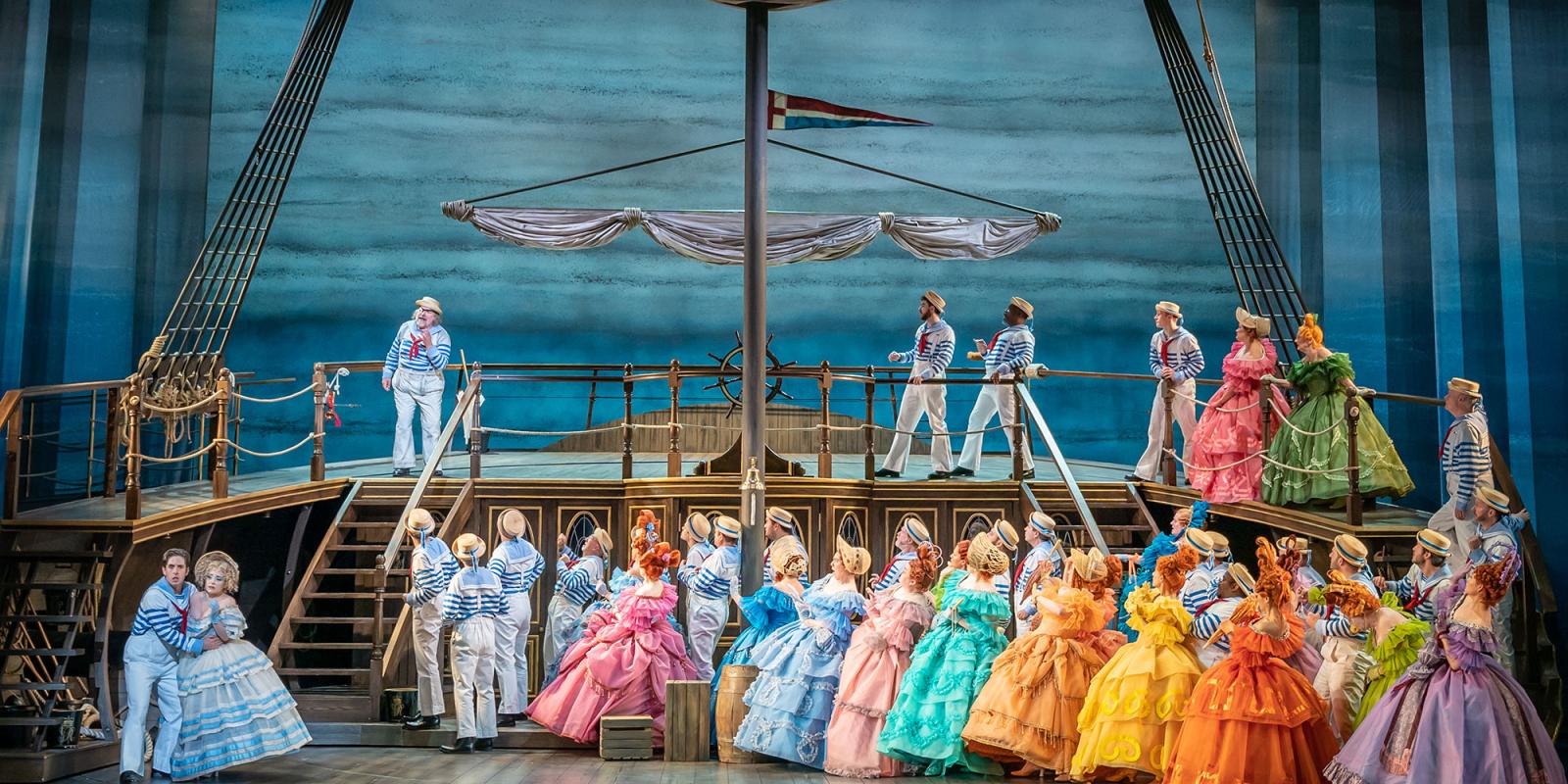 The ENO cast performing HMS Pinafore: © Marc Brenner