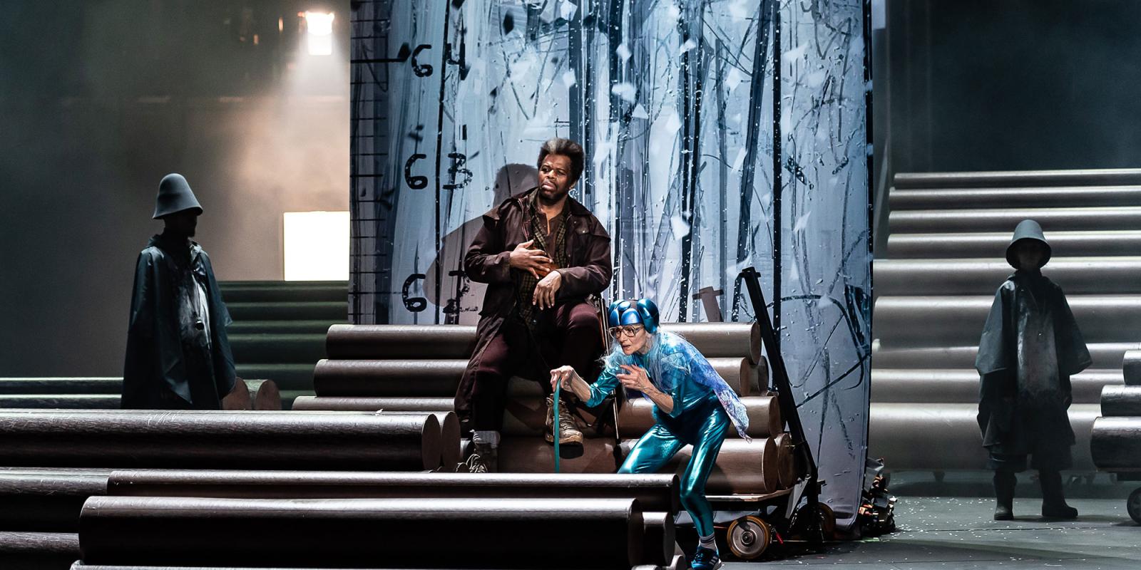 ENO2122 The Cunning Little Vixen: Lester Lynch as Forester © Clive Barda