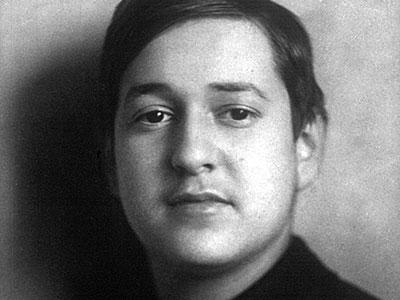 Black and White portrait of Erich Wolfgang Korngold