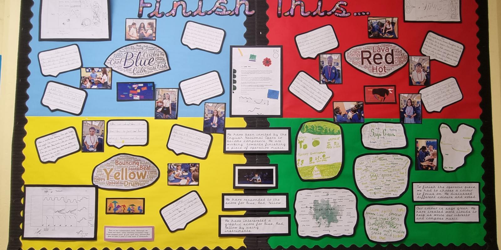 School Display from Haimo Primary School, London