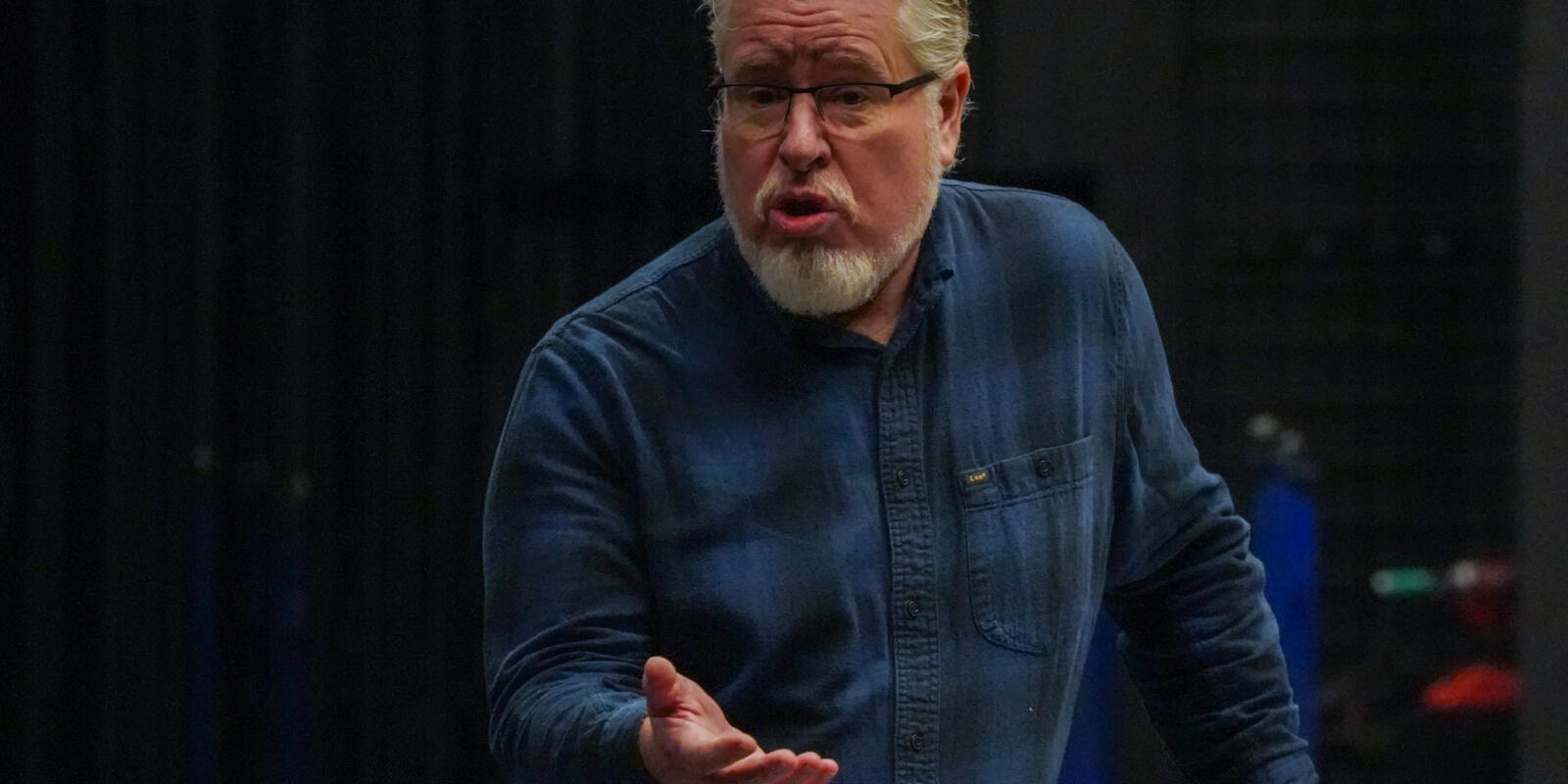 ENO The Rhinegold: James Creswell in rehearsals