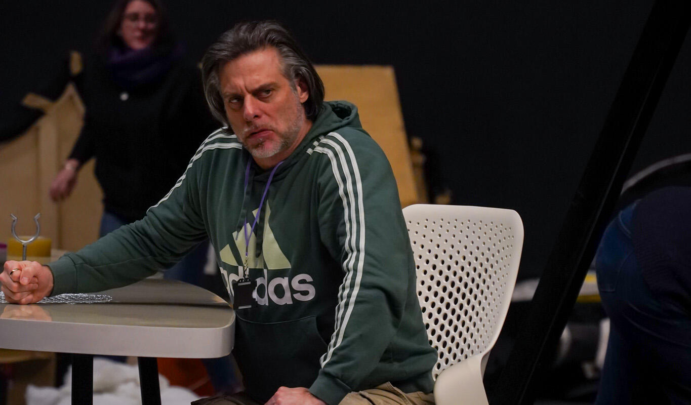 ENO The Rhinegold: John Relyea in rehearsals