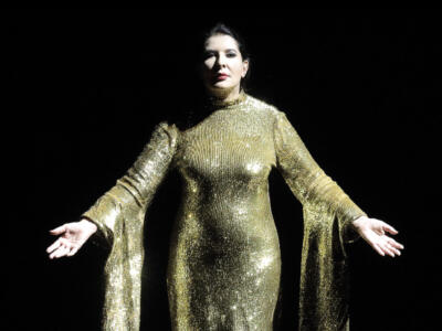 ENO 23/24: Featured Image of 7 Deaths of Maria Callas by Marina Abramović