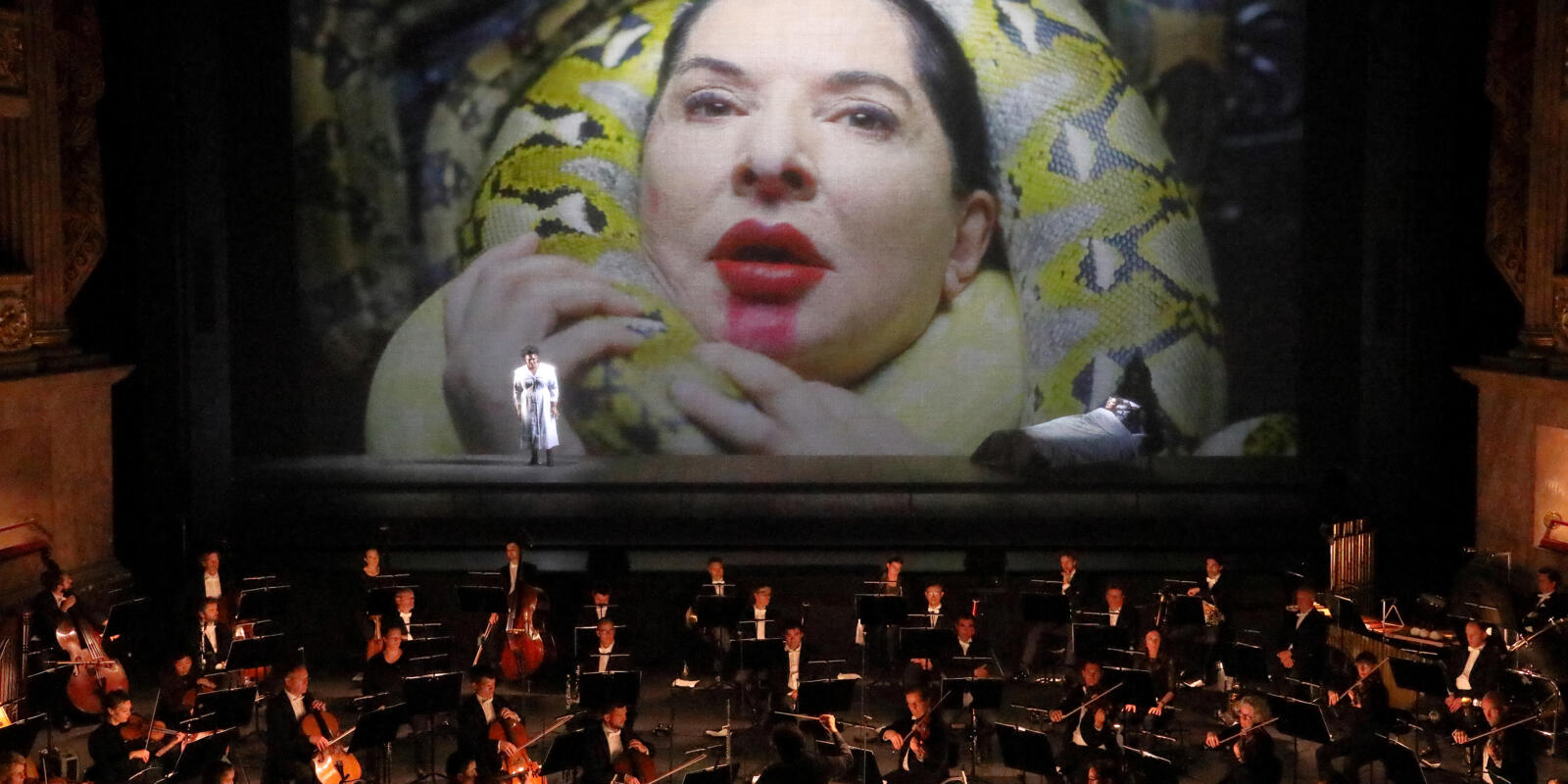 Production Image from 7 Deaths of Maria Callas by Marina Abramović. Bayerische Staatsoper © W. Hösl (Photos)
