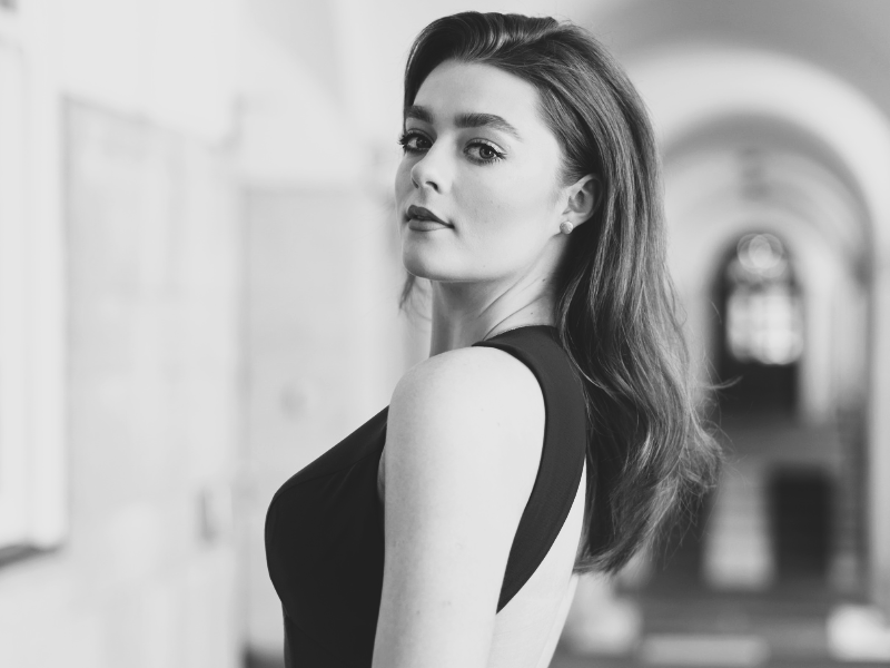 Ava Dodd side on to camera