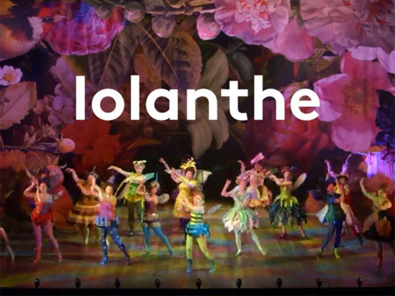 Screenshot from ENO's 2023 Iolanthe opera trailer