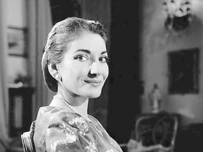 Image of Maria Callas. Taken from CBS Television, Public domain, via Wikimedia Commons: https://commons.wikimedia.org/wiki/File:Maria_Callas_1958.jpg