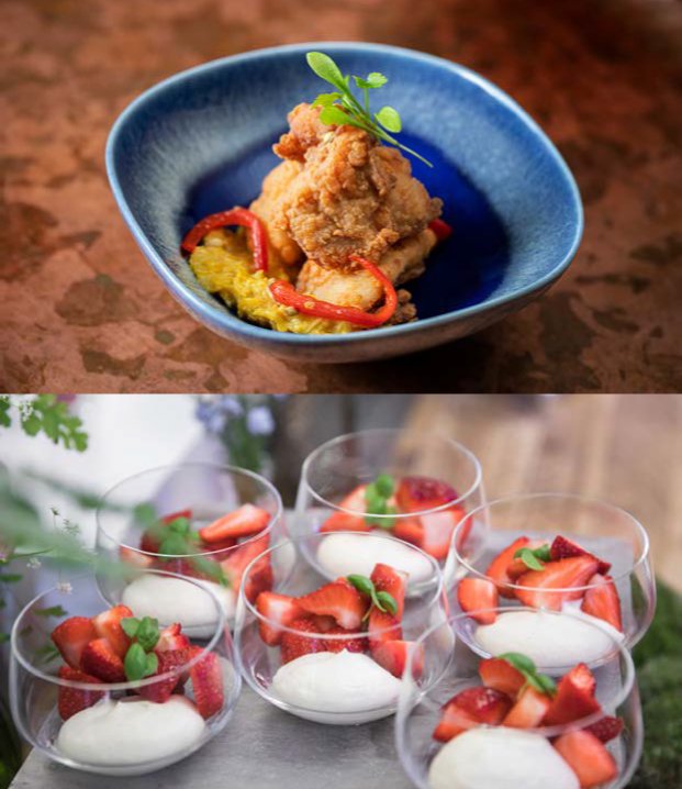 Savoury and sweet bowl food from the spring-summer 2023 menu