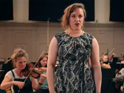 Rainelle Krause performs Mozart's classic aria from The Magic Flute with the ENO Orchestra. Screenshot from YouTube video