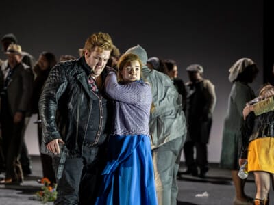 John Findon, Jennifer Davis, ENO’s Jenufa 2024 © Ellie Kurttz