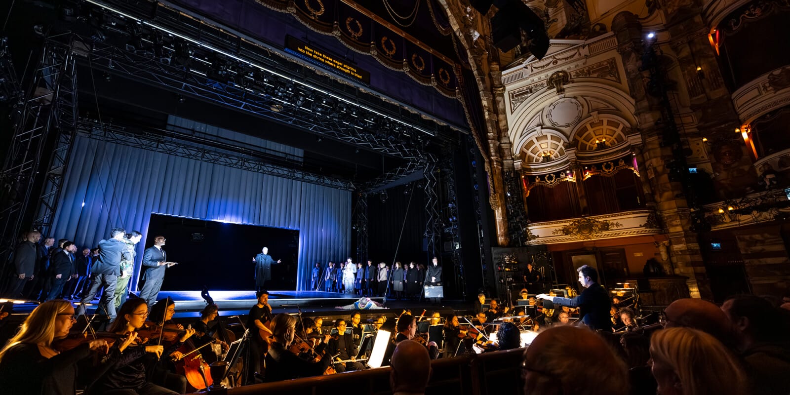 ENO Orchestra & Cast, ENO’s Relaxed Performance of The Magic Flute 2024 © Lloyd-Winters