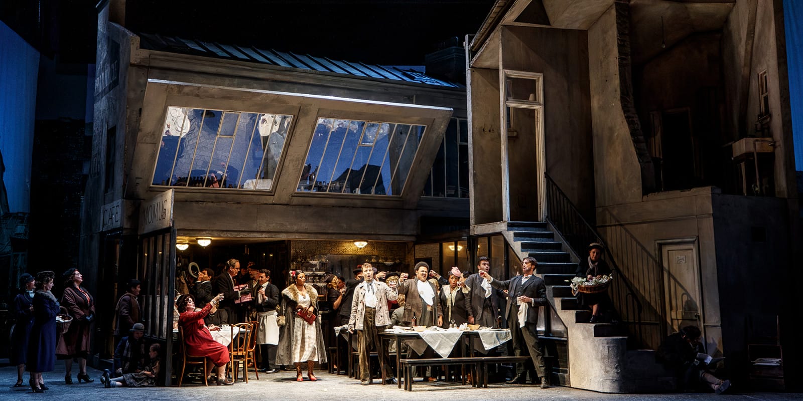 The Cast of ENO’s La boheme 2024 © Lloyd Winters