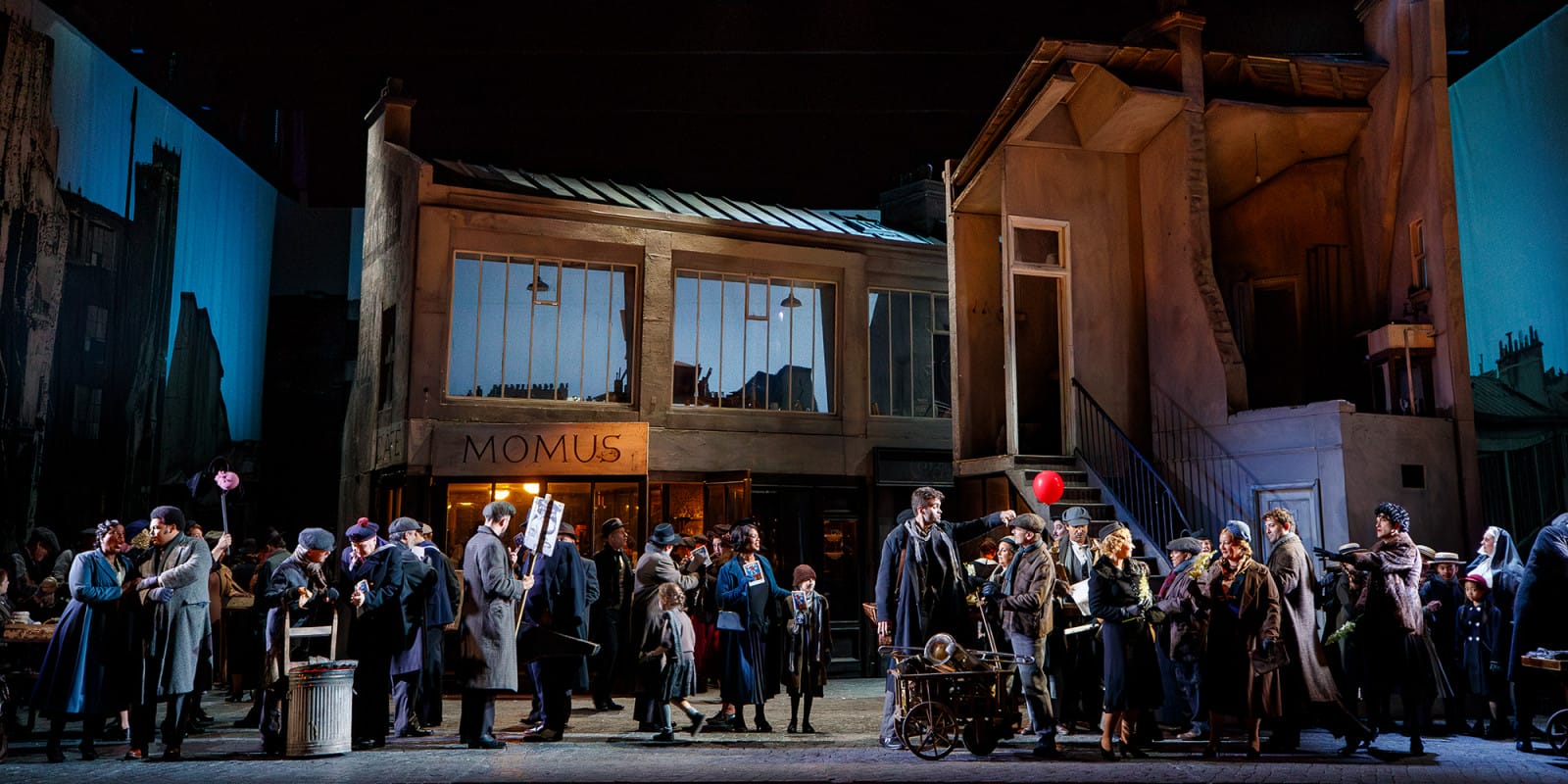 The Cast of ENO’s La boheme 2024 © Lloyd Winters