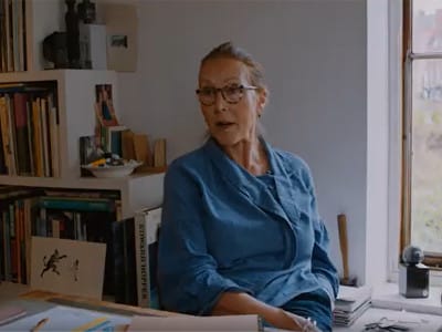 Screenshot of Director and Designer Isabella Bywater from her 'Meet the Director' video